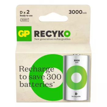 Įkraunama baterija GP Batteries ReCyko Pro RECYKO D NiMH 63,5g