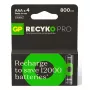 Įkraunama baterija GP Batteries ReCyko Pro GPRCP80AAA174C4 AAA NiMH 14g