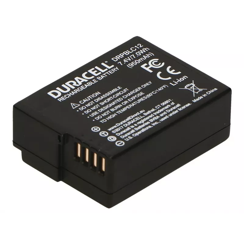 Baterija fotoaparatui Duracell DRPBLC12, Panasonic DMW-BLC12 pakaitalas