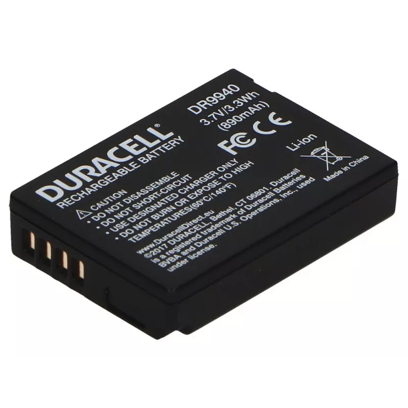 Duracell akumuliatorius fotoaparatui – pakaitalas Panasonic DMW-BCG10
