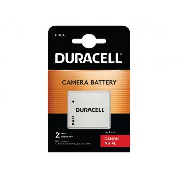 Duracell DRC4L ličio jonų akumuliatorius, skirtas Canon NB-4L fotoaparatams, 720 mAh