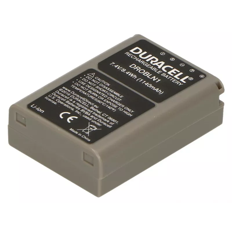 Duracell akumuliatorius fotoaparatui – Olympus BLN-1 pakaitalas, 1140 mAh, 7,4 V, Li-Ion