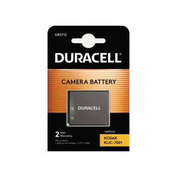 Duracell DR9712 ličio jonų baterija, skirta Kodak KLIC-7001, 700 mAh