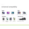 Conceptronic 3 prievadų 67W GaN USB PD įkroviklis su USB-C įkrovimo kabeliu, USB-C x 2, USB-A x 1, QC 3.0, PPS
