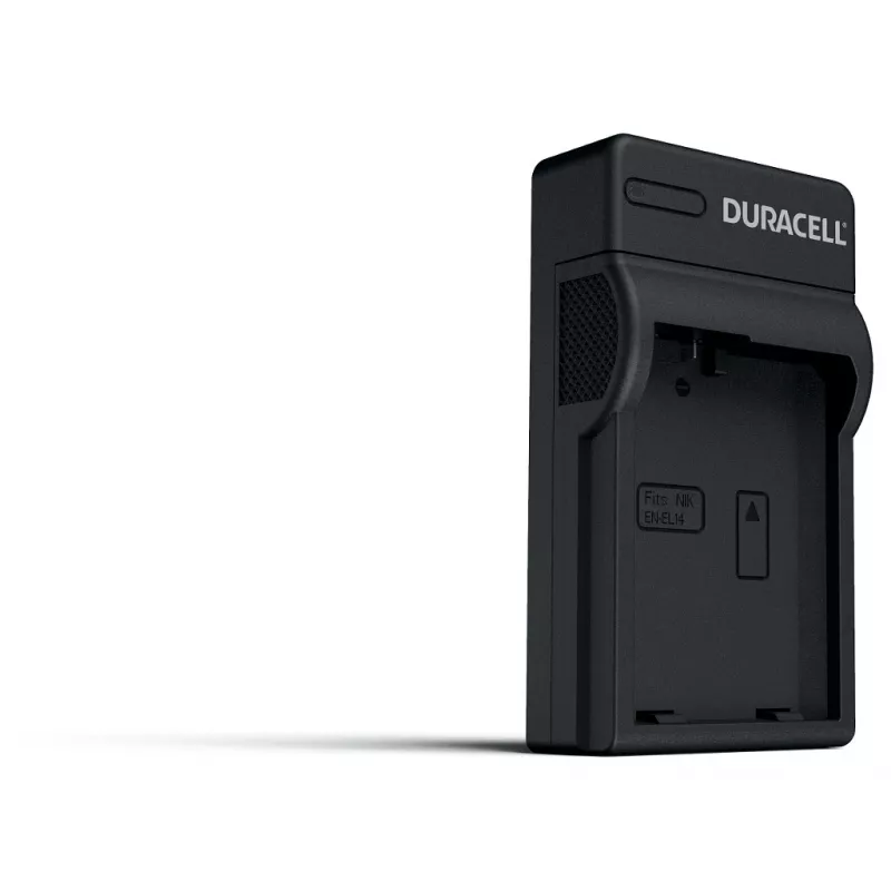Duracell USB kroviklis Nikon EN-EL14 akumuliatoriams, juodas, 5 V