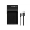Duracell USB kroviklis Nikon EN-EL14 akumuliatoriams, juodas, 5 V