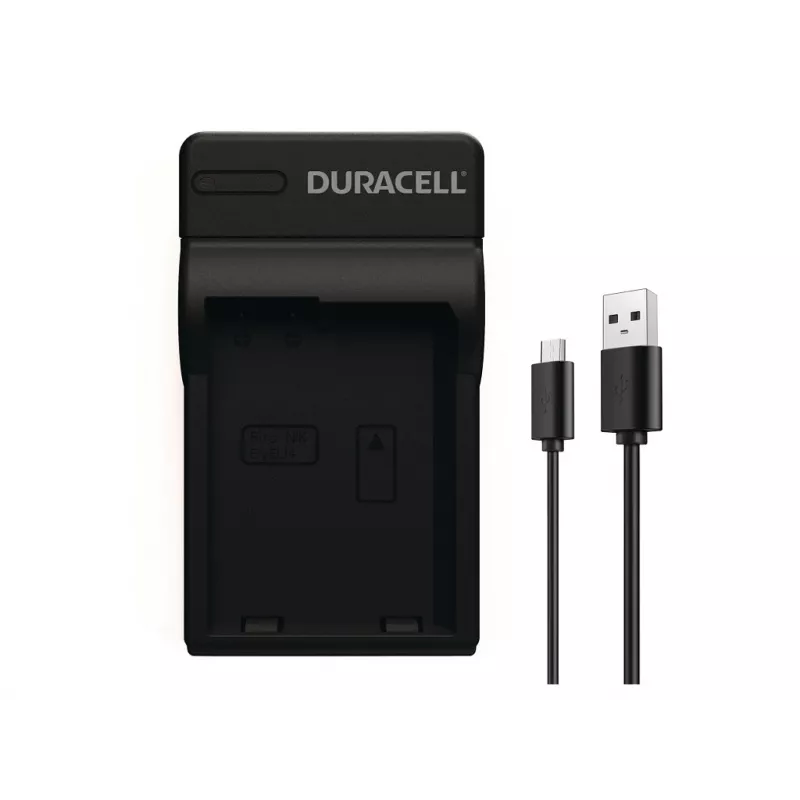 Duracell USB kroviklis Nikon EN-EL14 akumuliatoriams, juodas, 5 V