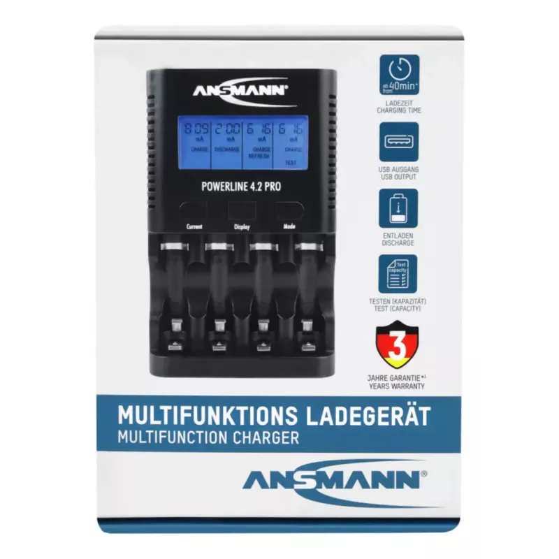 Įkroviklis Ansmann Powerline 4.2 Pro
