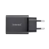 Intenso W65ACC 65W USB-C ir USB-A įkroviklis (juodas)