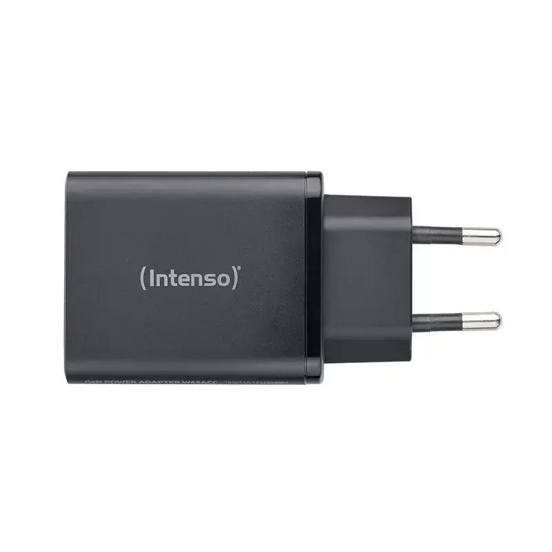 Intenso W65ACC 65W USB-C ir USB-A įkroviklis (juodas)