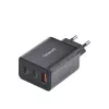 Intenso W65ACC 65W USB-C ir USB-A įkroviklis (juodas)