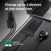 Intenso W65ACC 65W USB-C ir USB-A įkroviklis (juodas)