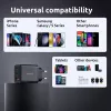 Intenso W65ACC 65W USB-C ir USB-A įkroviklis (juodas)
