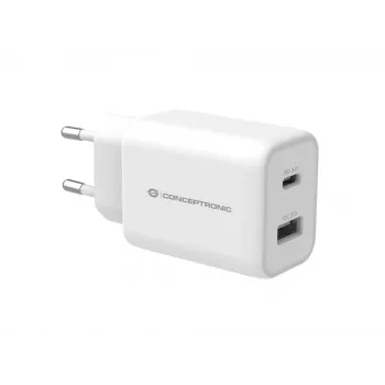 Conceptronic ALTHEA 2-Port 33W USB PD PPS įkroviklis, QC 3.0