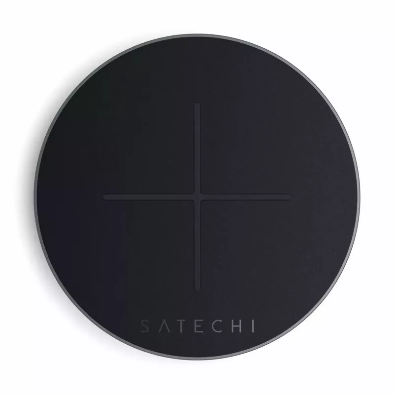 Belaidis įkroviklis Satechi ST-IWCBM greitasis įkrovimas USB-C vidaus naudojimui juodas pilkas