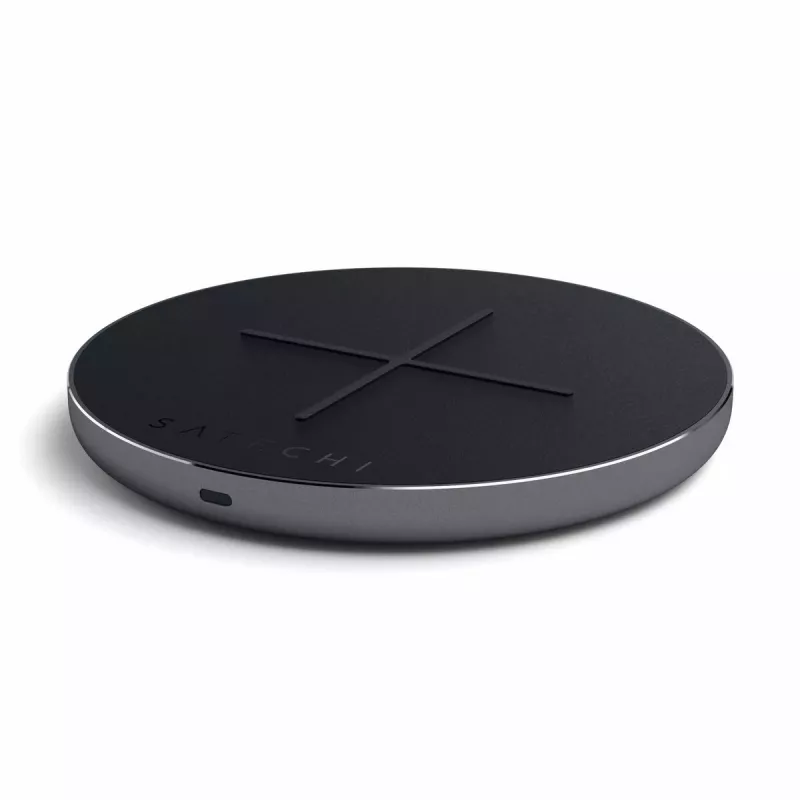 Belaidis įkroviklis Satechi ST-IWCBM greitasis įkrovimas USB-C vidaus naudojimui juodas pilkas
