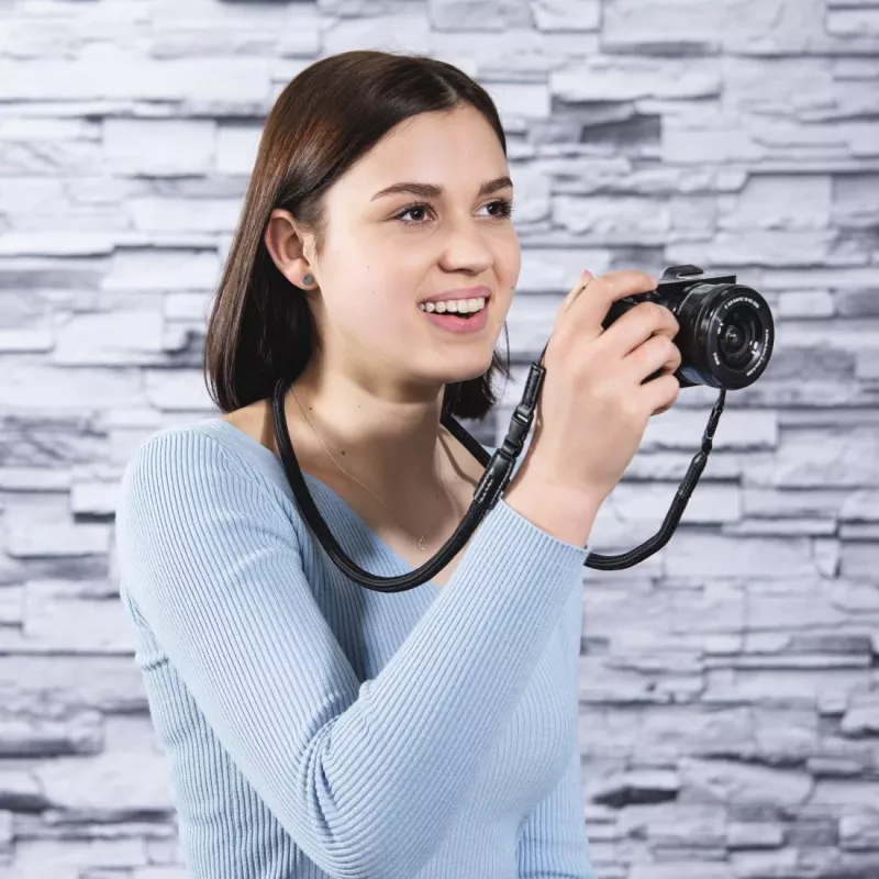 Hama Braid 120 diržas skaitmeniniam fotoaparatui Nailonas Juodas