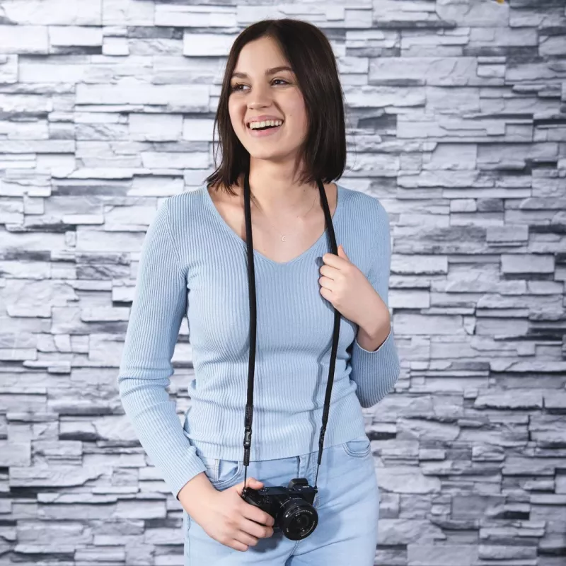 Hama Braid 120 diržas skaitmeniniam fotoaparatui Nailonas Juodas
