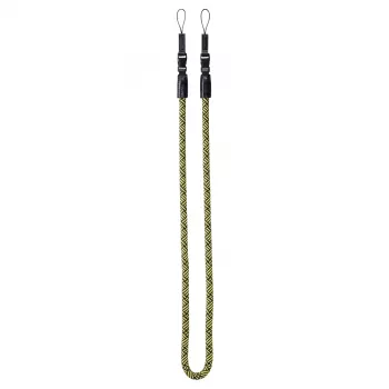 Fototechnikos diržas Hama Braid 120, nailoninis, juodas/geltonas, 120 cm