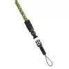 Fototechnikos diržas Hama Braid 120, nailoninis, juodas/geltonas, 120 cm