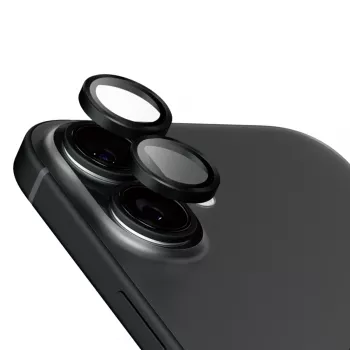 PanzerGlass ® Hoops® keraminis fotoaparato lęšio apsauginis stiklas iPhone 16 | 16 Plus