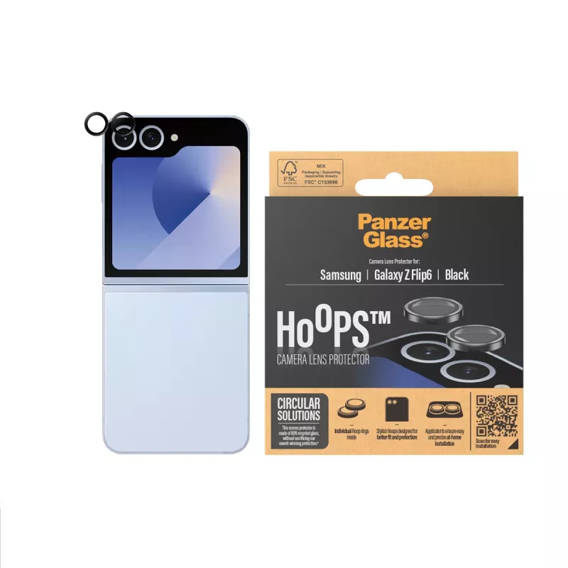 PanzerGlass® Hoops® objektyvo stikliuko apsauga Samsung Galaxy Z Flip6