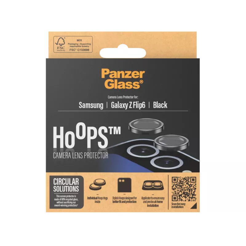 PanzerGlass® Hoops® objektyvo stikliuko apsauga Samsung Galaxy Z Flip6