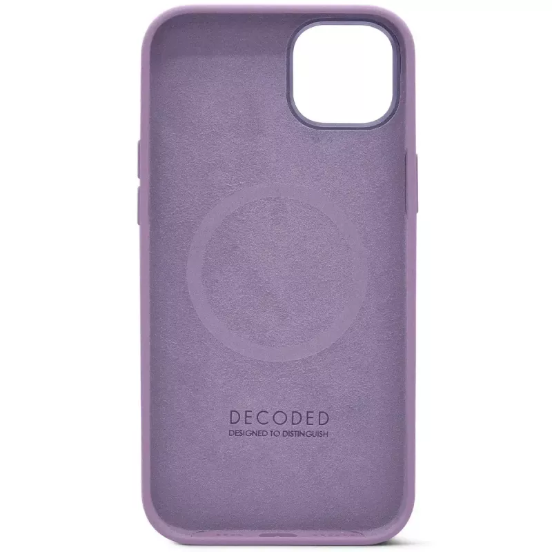 Decoded D23IPO14MBCS9LR AntiMicrobial silikoninis telefono galinis dangtelis su MagSafe, iPhone 14 Plus, levandų atspalvio