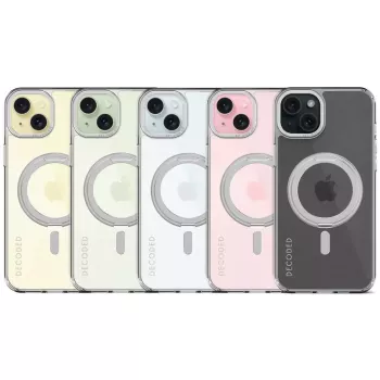 Dėklas DECODED iPhone 15 Plus 17 cm (6,7 colio) permatomas