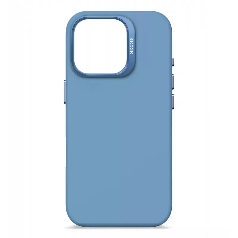 Decoded Silicone Case Cover Blue, mėlynas silikoninis dėklas, skirtas iPhone 16 Pro 6,3 colio