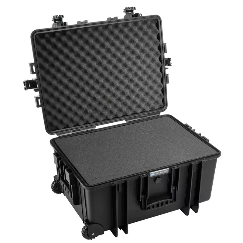 Trolley dėklas B&W 6800/B/SI polipropilenas juodas 8,12 kg