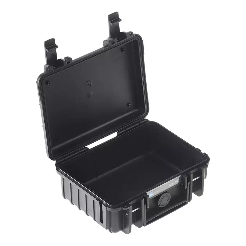 B&W Cases Type 500 Black – tvirtas dėklas įrangai