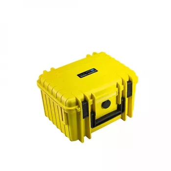 B&W Cases dėklas 2000 geltonas polipropilenas 9 kišenės 270x215x165 mm
