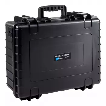 B&W Cases Type 6000 Black kietasis dėklas