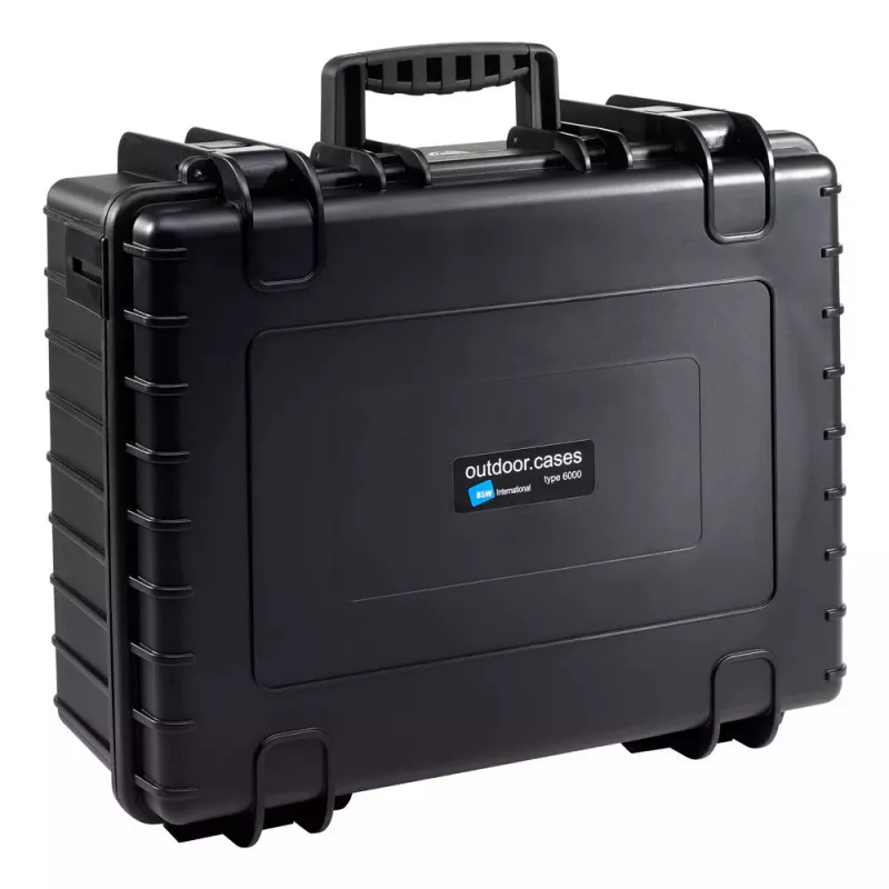B&W Cases Type 6000 Black kietasis dėklas