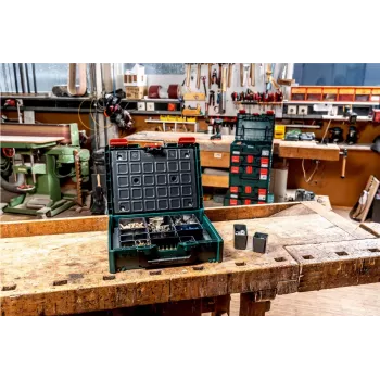 Dėžė įrankiams Metabo 626897000 juoda žalia ABS atspari smūgiams