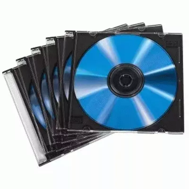 Hama 51269 CD Slim Jewel Case skaidrus, 50 vnt., 1 diskui