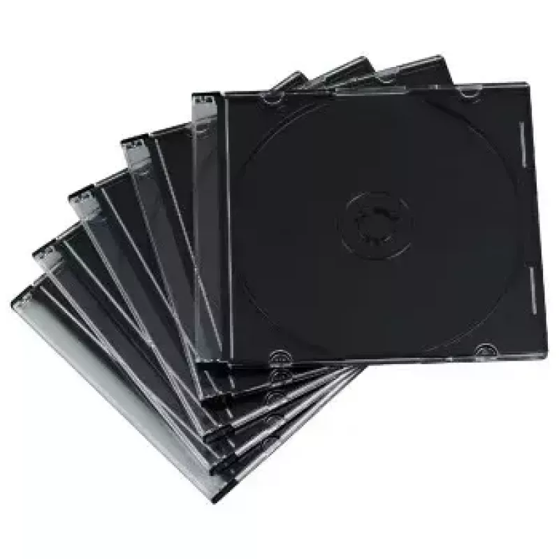 Hama 51269 CD Slim Jewel Case skaidrus, 50 vnt., 1 diskui