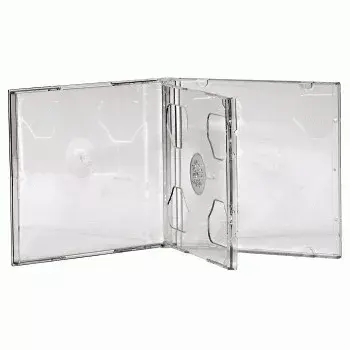 CD dvigubas jewel dėklas Hama 44752, 5 vnt., 2 diskams, permatomas