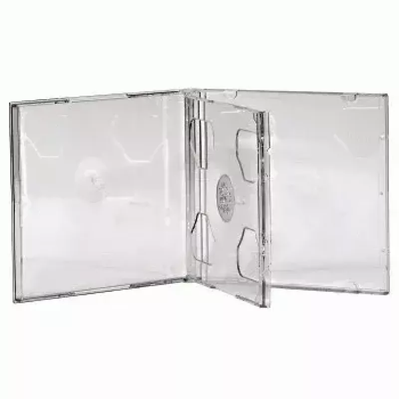 CD dvigubas jewel dėklas Hama 44752, 5 vnt., 2 diskams, permatomas