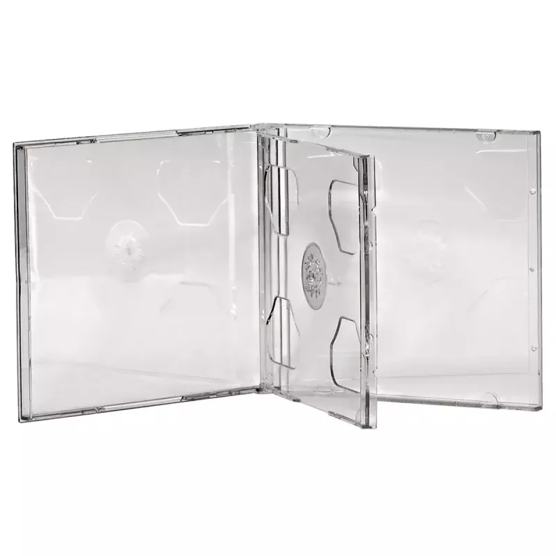 CD dvigubas jewel dėklas Hama 44752, 5 vnt., 2 diskams, permatomas