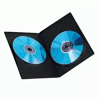 DVD Slim Double-Box Hama 51184 Juoda 2 diskai
