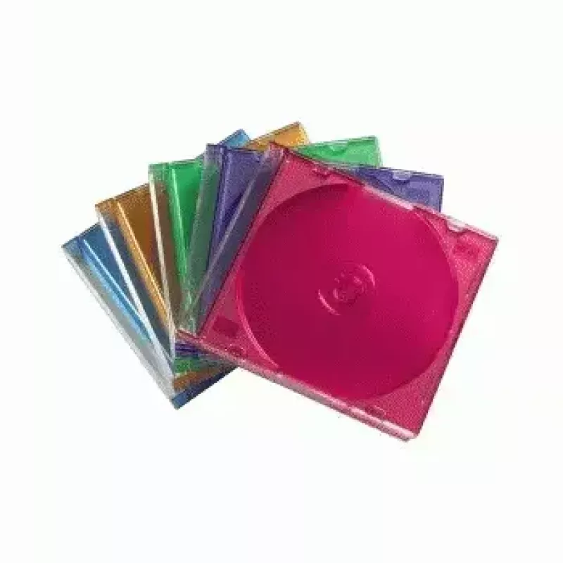 Hama CD Slim Box 25 vnt. spalvoti, 1 diskas, daugiaspalviai