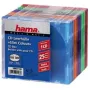 Hama CD Slim Box 25 vnt. spalvoti, 1 diskas, daugiaspalviai