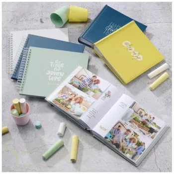 Hama Good Things geltonas nuotraukų albumas 200 lapų 10x15 knyginis įrišimas
