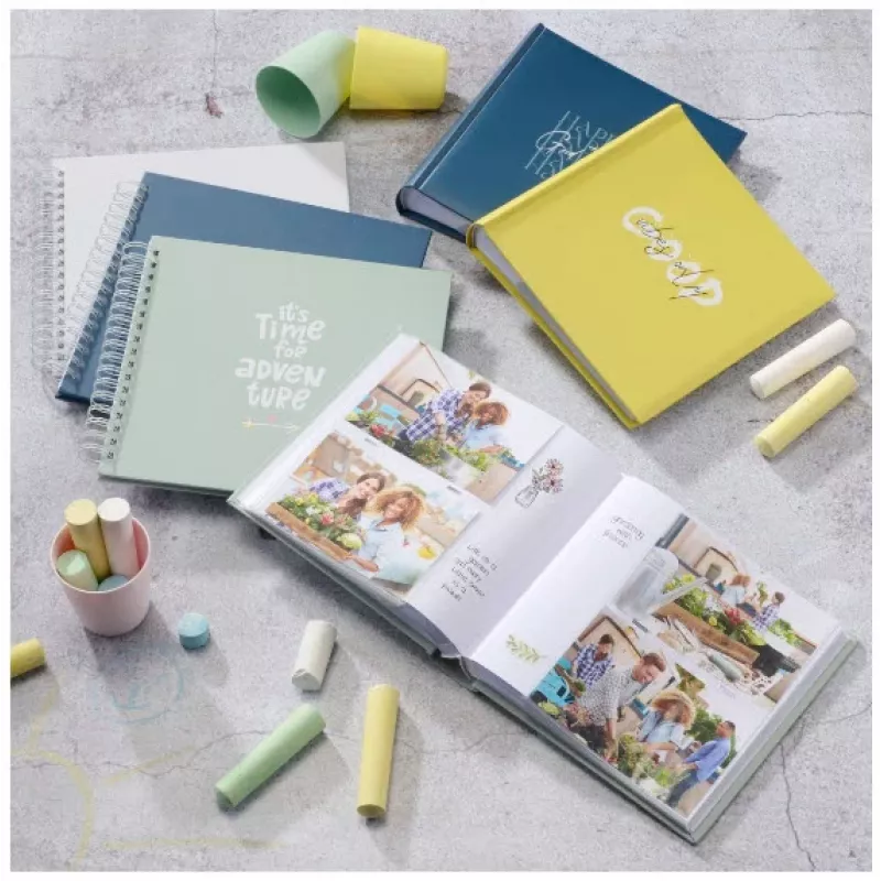 Hama Good Things geltonas nuotraukų albumas 200 lapų 10x15 knyginis įrišimas