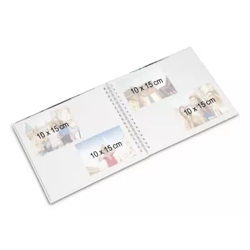 Hama Lovely mėlynas nuotraukų albumas 100 lapų 10 x 15 cm spiralinis įrišimas