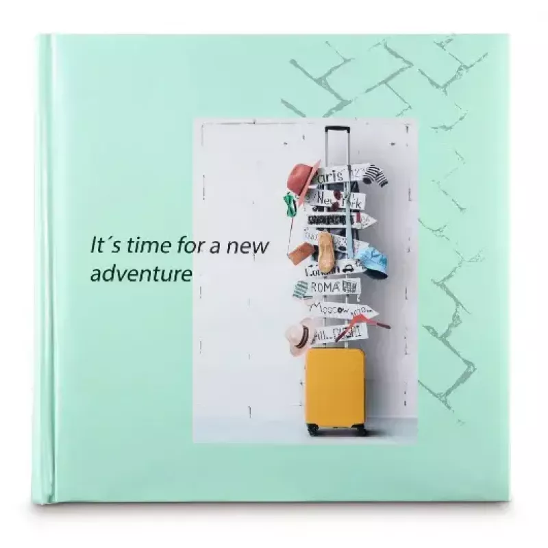 Hama Journey fotoalbumas Mėtų spalva 400 lapų 10x15 cm knyginis įrišimas