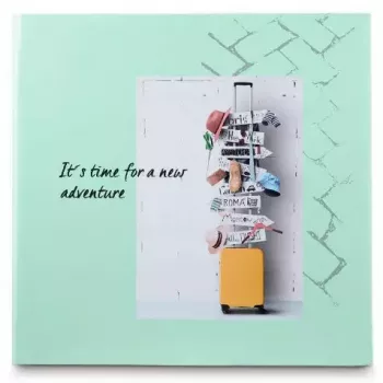Hama Journey nuotraukų albumas Mint spalva 200 lapų 10x15 cm