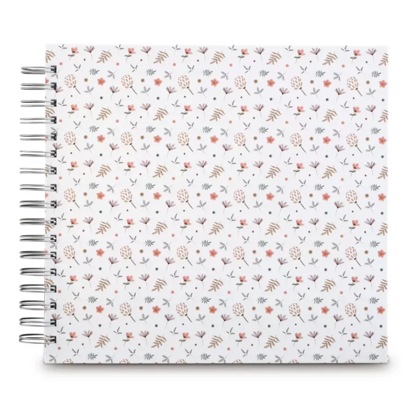 Hama gėlių nuotraukų albumas įvairiaspalvis 100 lapų 10x15 cm spiralinis įrišimas